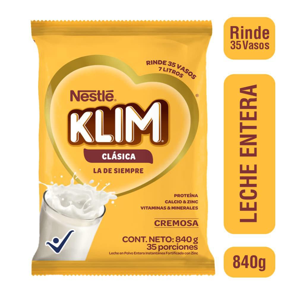 Leche KLIM en polvo clásica bolsa (840  gr)