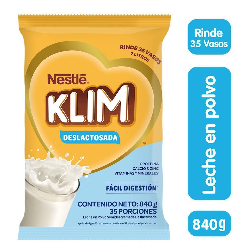 Leche KLIM en polvo deslactosada (840  gr) img #1