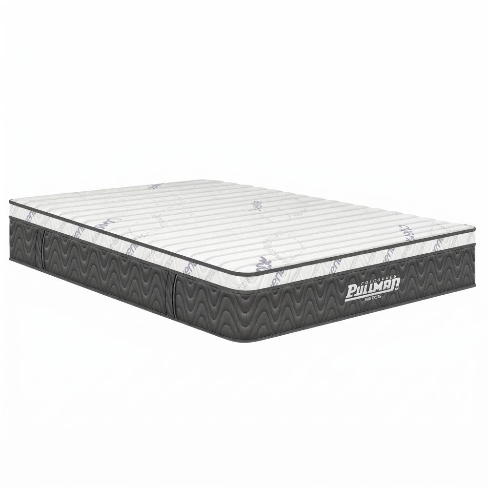 Colchón Pullman Sencillo (100X190) Rollpack Euro U Banda Gris