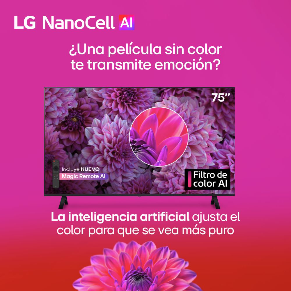 Televisor LG 75 pulgadas NanoCell Uhd4K Smart TV 75NANO80ASA.AWC img #5