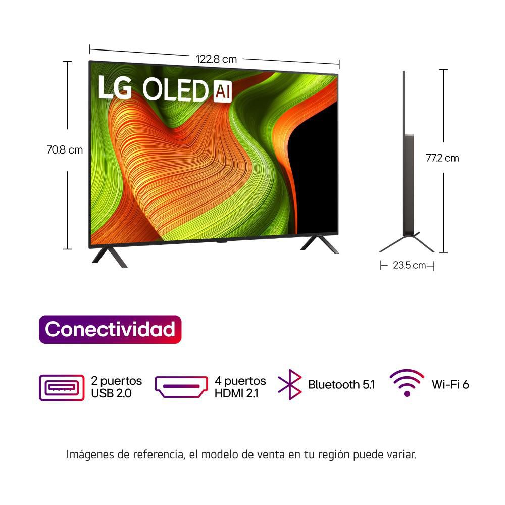 Televisor LG 55 pulgadas OLED Uhd4K Smart TV OLED55B5PSA.AWC img #8