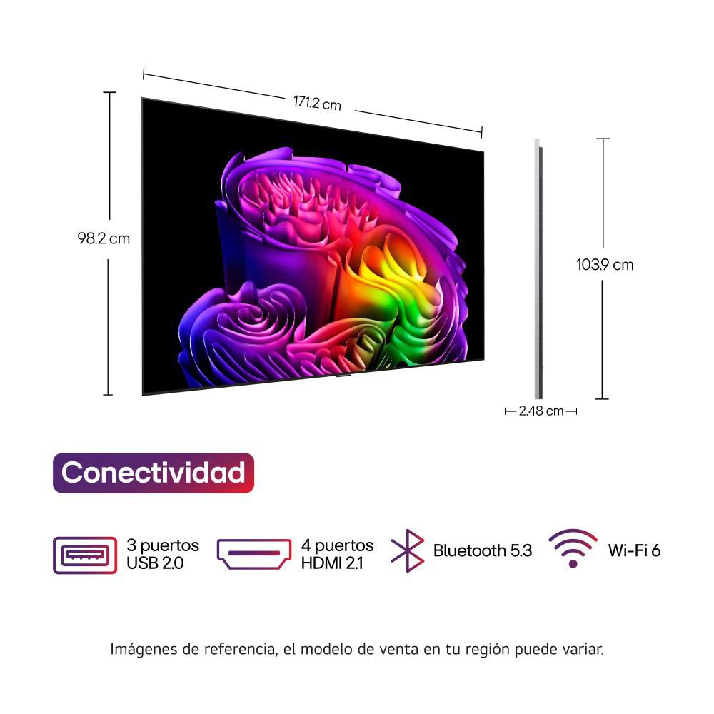 Televisor LG 77 pulgadas OLED Uhd4K Smart TV OLED77G6PSA.AWC img #8