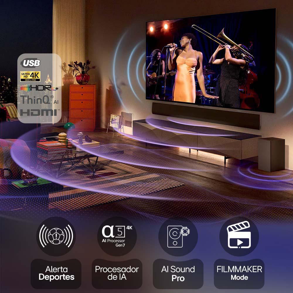 Televisor LG 65 pulgadas LED Uhd4K Smart TV 65UT8000PSB img #2
