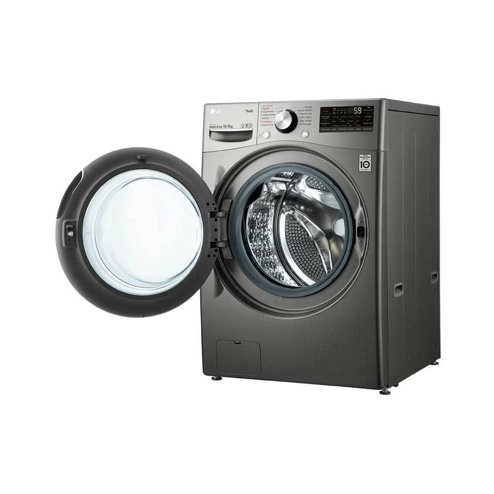 Lavadora Secadora LG Eléctrica 16 KG HOUSEFIT WD16EG2S6 Gris img #5