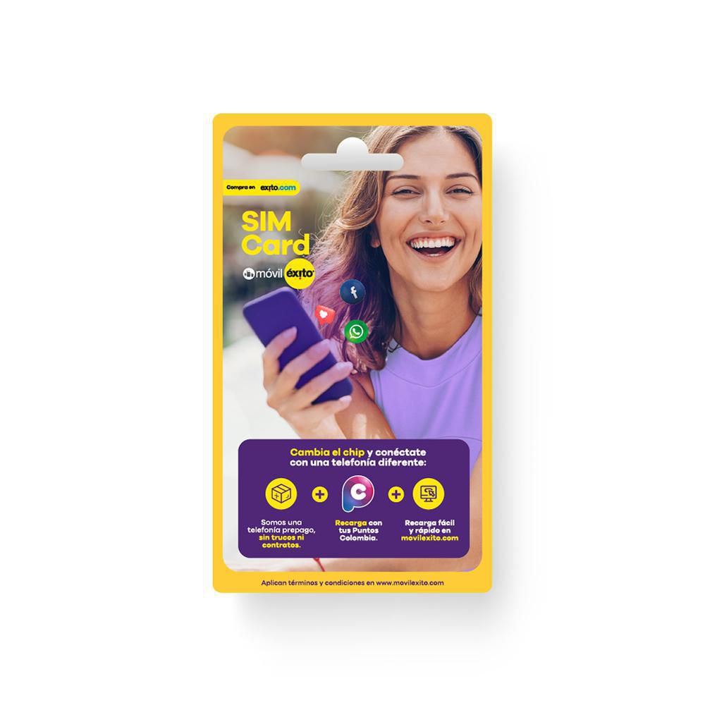 SIM CARD Móvil Éxito  PLUGEN img #1
