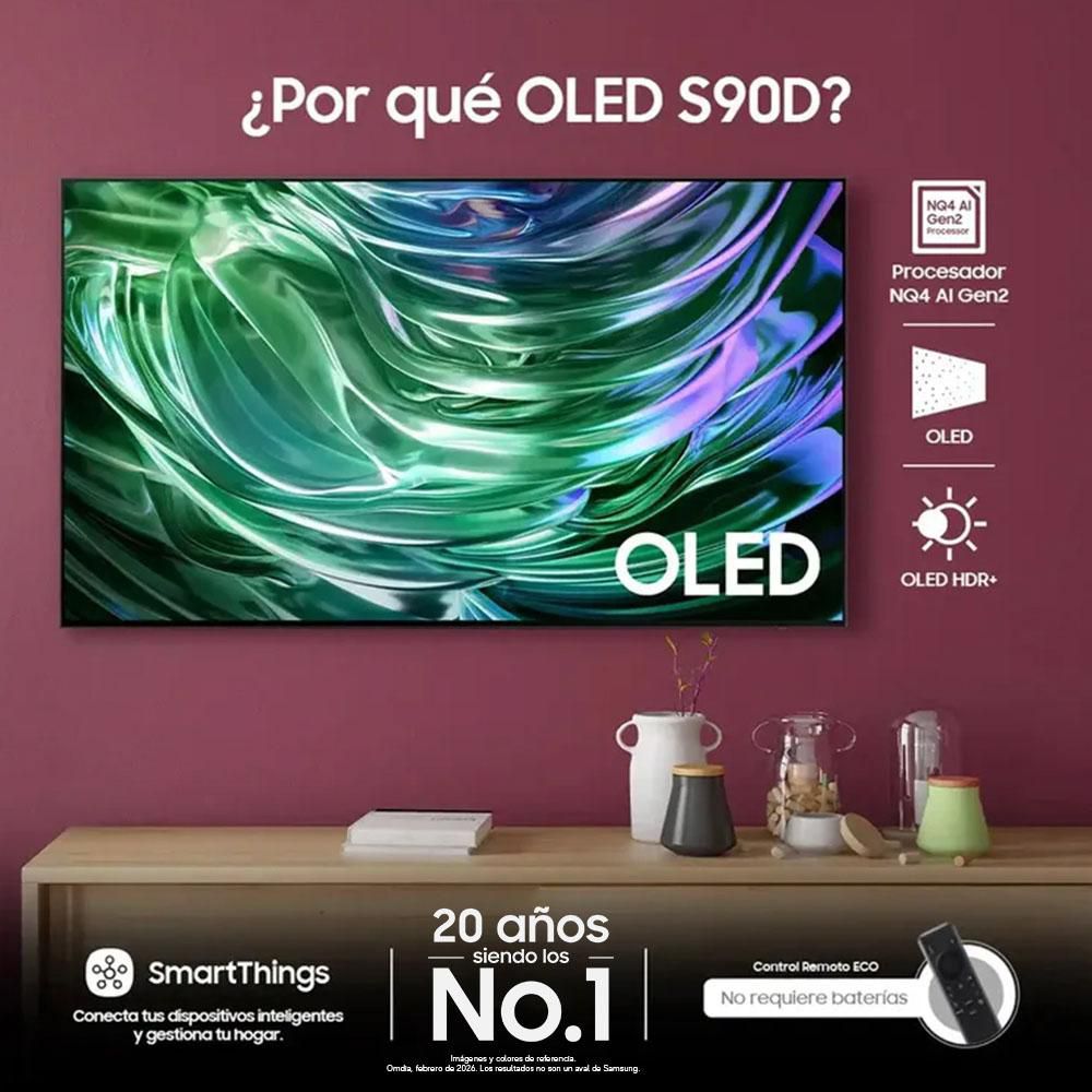 Televisor SAMSUNG 77 pulgadas OLED Uhd4K Smart TV FQN77S90DAEXZ img #3
