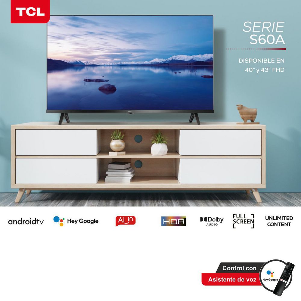 Televisor TCL 32 pulgadas  Hd Smart TV 32S60A img #3