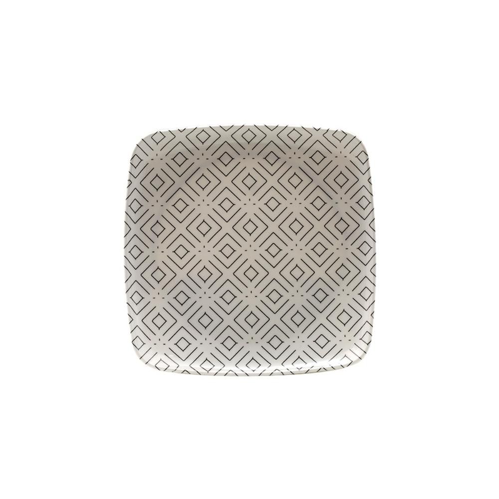 Vajilla de melamina cuadrada lineas KW VP1006 img #3