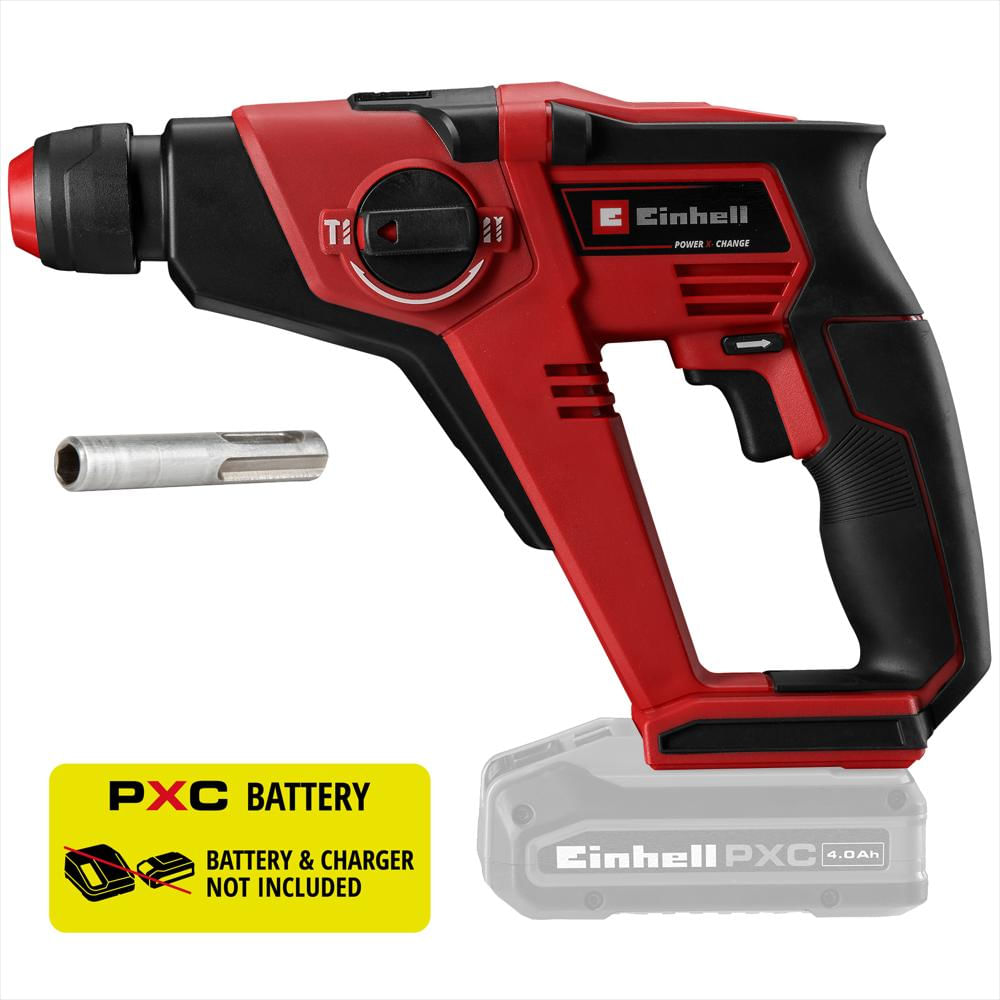 Rotomartillo Sds Plus Inalámbrico 18V Einhell Te Hd 18 12 Li Solo