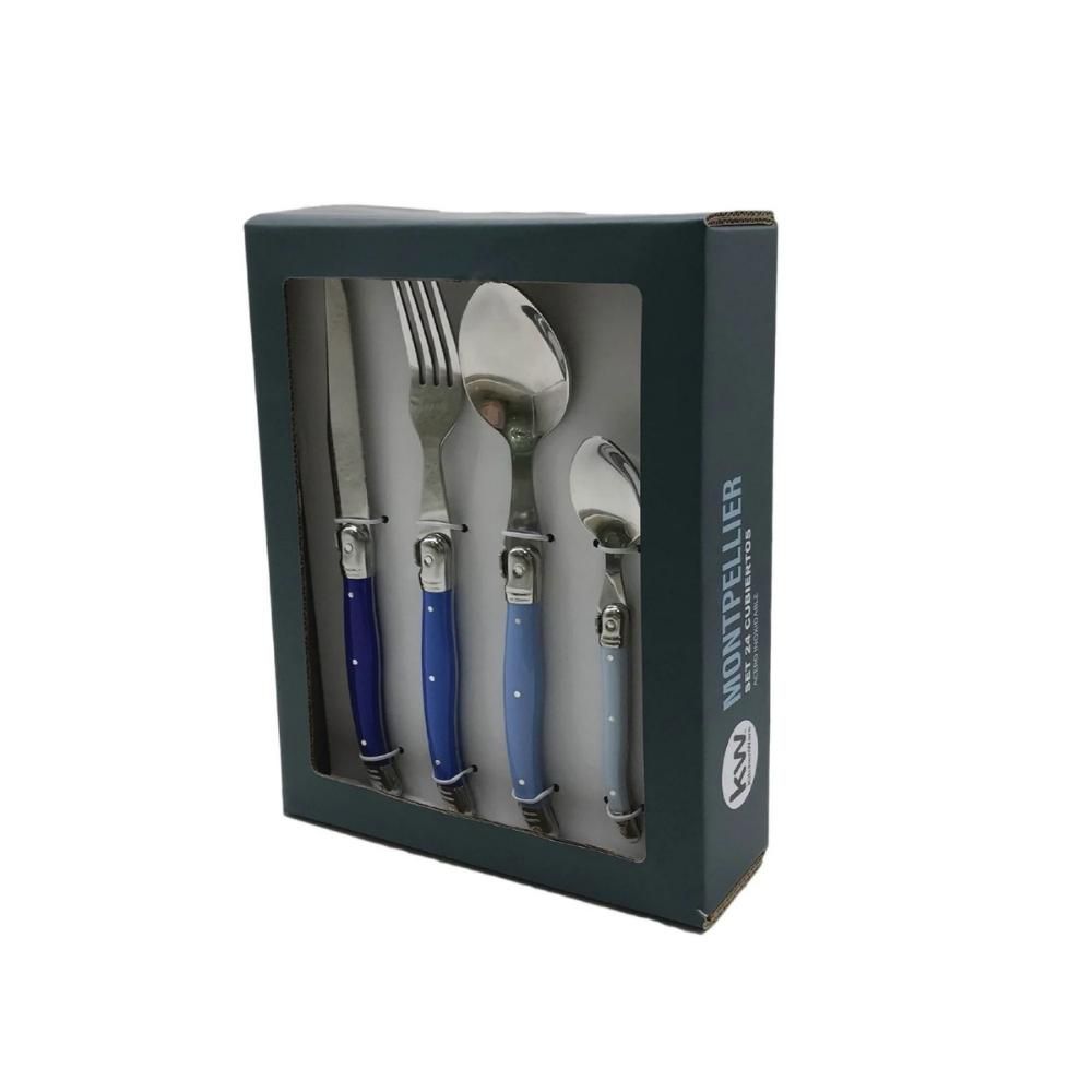 SET24 CUBIERTOS MONTPELLIER AZUL KW 014SR1AB img #4
