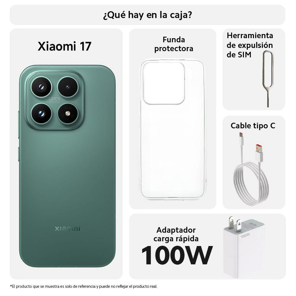 Celular XIAOMI 17 5G 512 GB 12 GB RAM Verde  + Pad 2 img #3