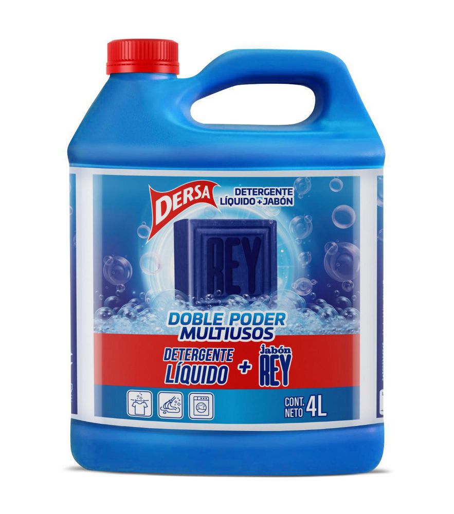 Detergente líquido DERSA doble poder multiusos (4000 ml)