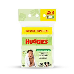 Toallitas húmedas HUGGIES limpieza efectiva (288 und)