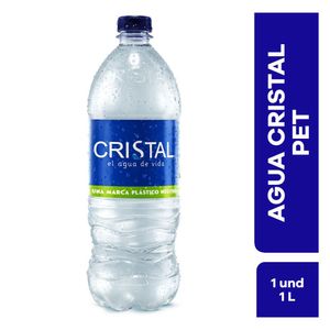 Agua CRISTAL botella pet (1000 ml)