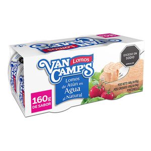 Atún VAN CAMPS en agua natural (416 gr)