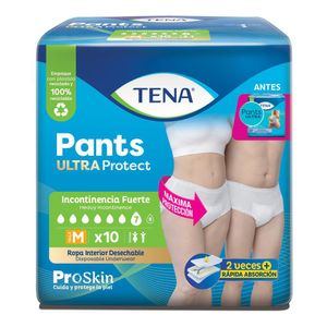 Pañales TENA pants ultra talla M (10 und)