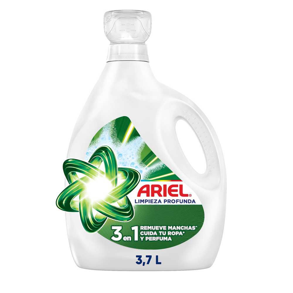 Detergente líquido ARIEL limpieza profunda (3700 ml)