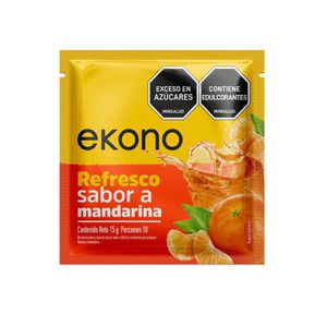 Refresco en polvo EKONO sabor a mandarina (15 gr)