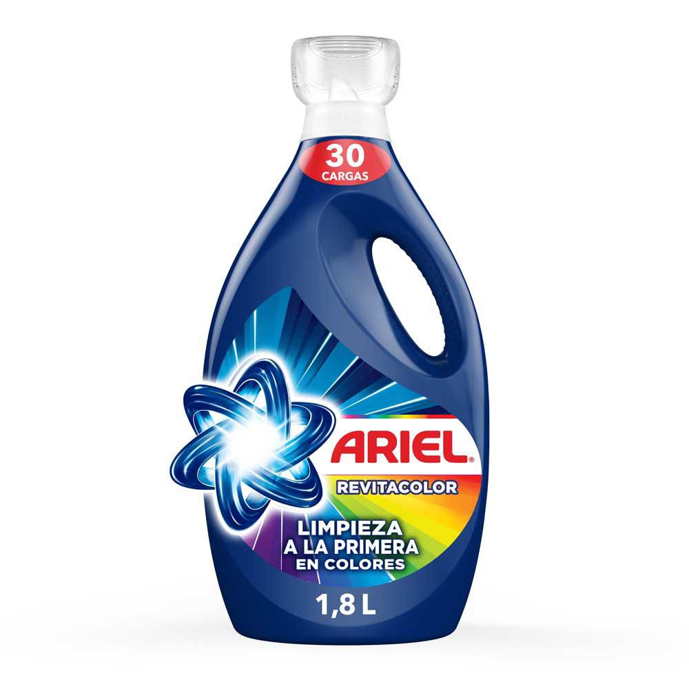 Detergente líquido ARIEL revitacolor (1800 ml)