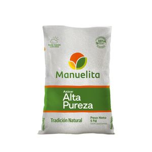 Azúcar MANUELITA alta pureza (5000 gr)