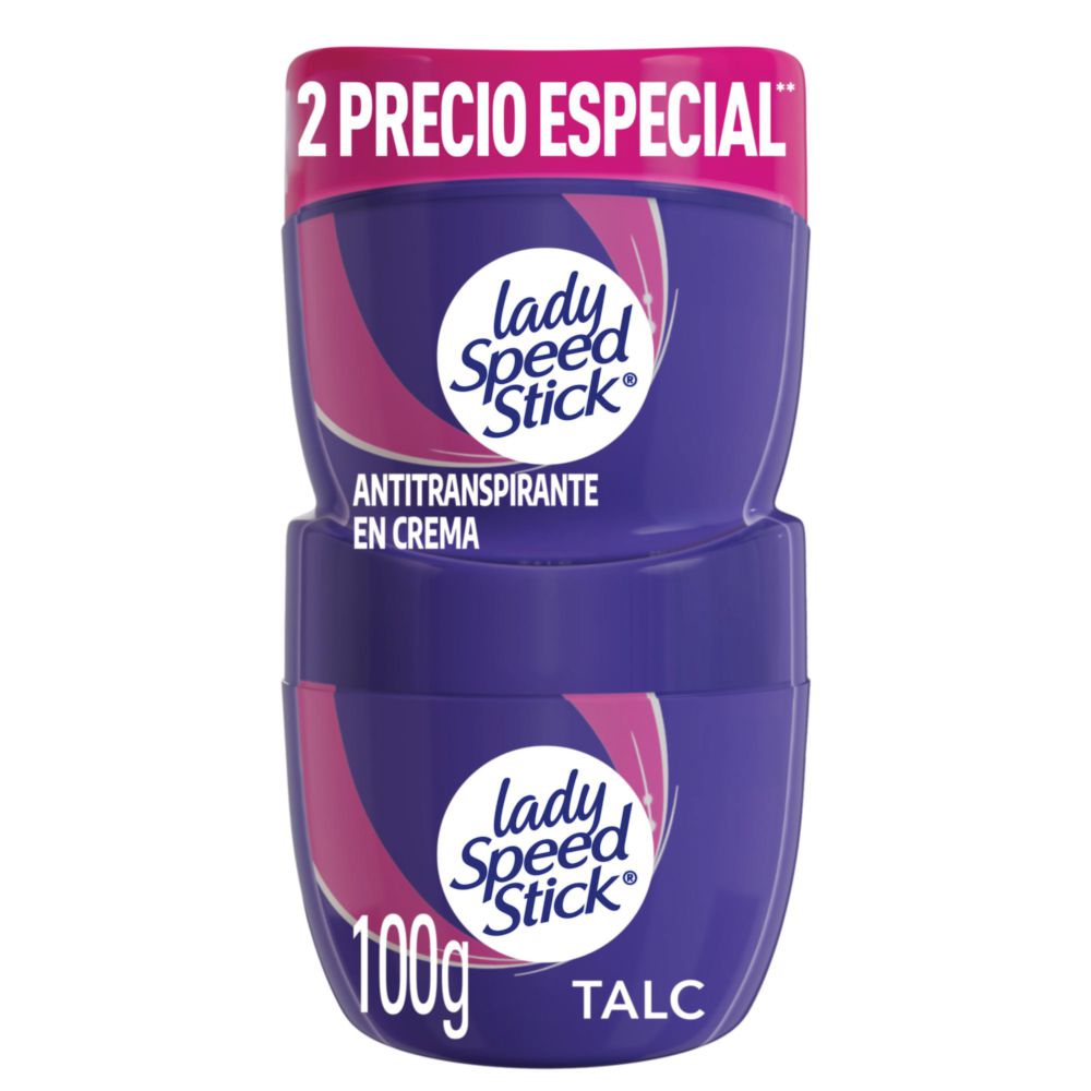 Desodorante Lady Speed Stick talc crema (200 gr)