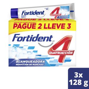 Crema dental FORTIDENT blanqueadora (300 ml)
