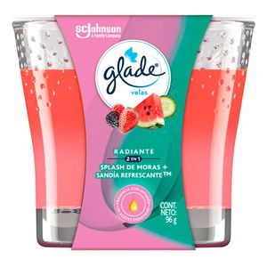 Vela GLADE aromatizante splash de moras (96 gr)