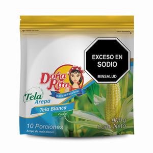Arepas blancas DONA RITA margarina y sal (900 gr)