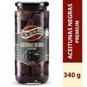 Aceitunas MONTICELLO negras premium (160 gr)