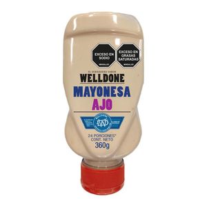 Mayonesa WELLDONE ajo (360 gr)