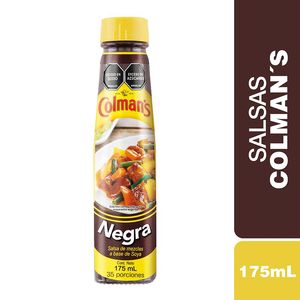 Salsa negra COLMANS a base de soya (175 ml)