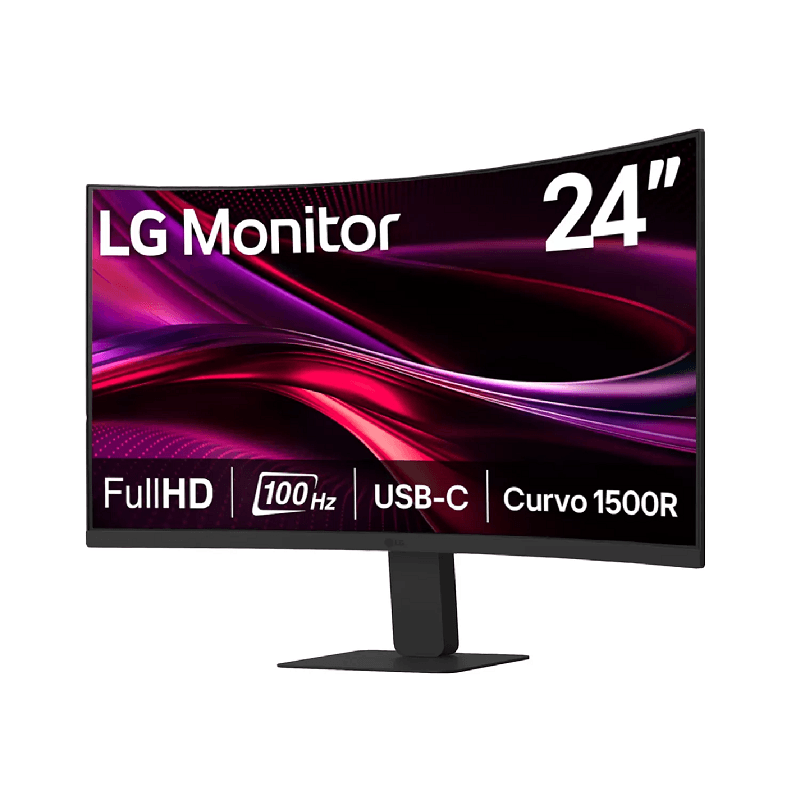 Monitor LG 24U421A-B Curvo 24" Full HD 100Hz Usb-c