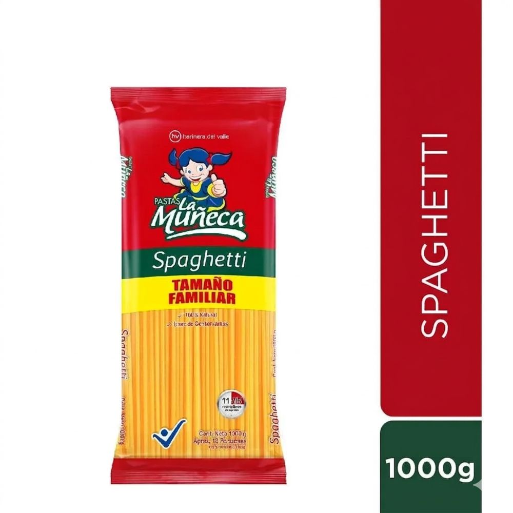 Pastas LA MUNECA spaghetti (1000 gr)