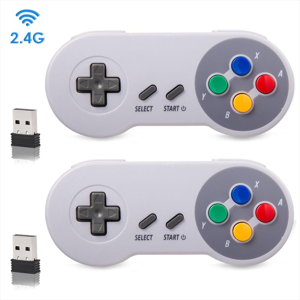 Control Inalámbrico Luxmo 2.4 Ghz Para Snes Classic Nes Classic Pc Mac y Raspberry