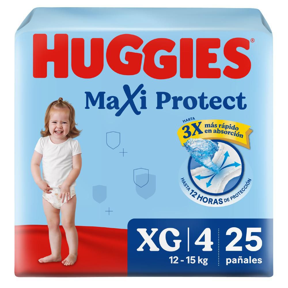 Pañales Huggies maxi protect (25 und)