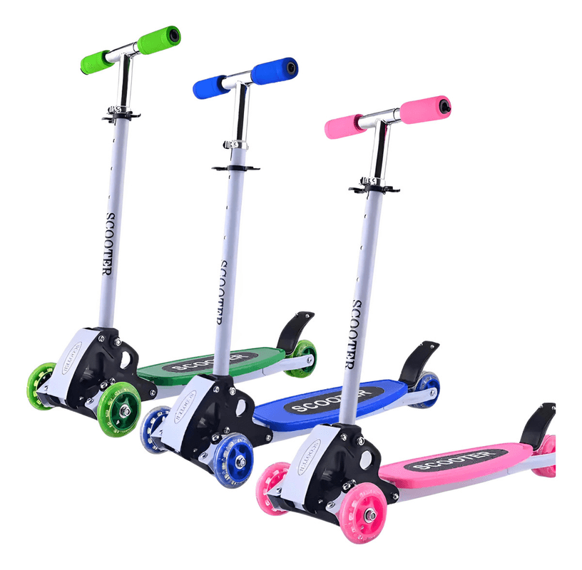 Scooter Infantil Ref956, Ruedas Led y Ajuste Fácil