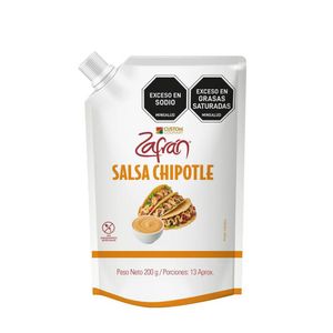 Salsa chipotle ZAFRAN baja en sodio (200 gr)