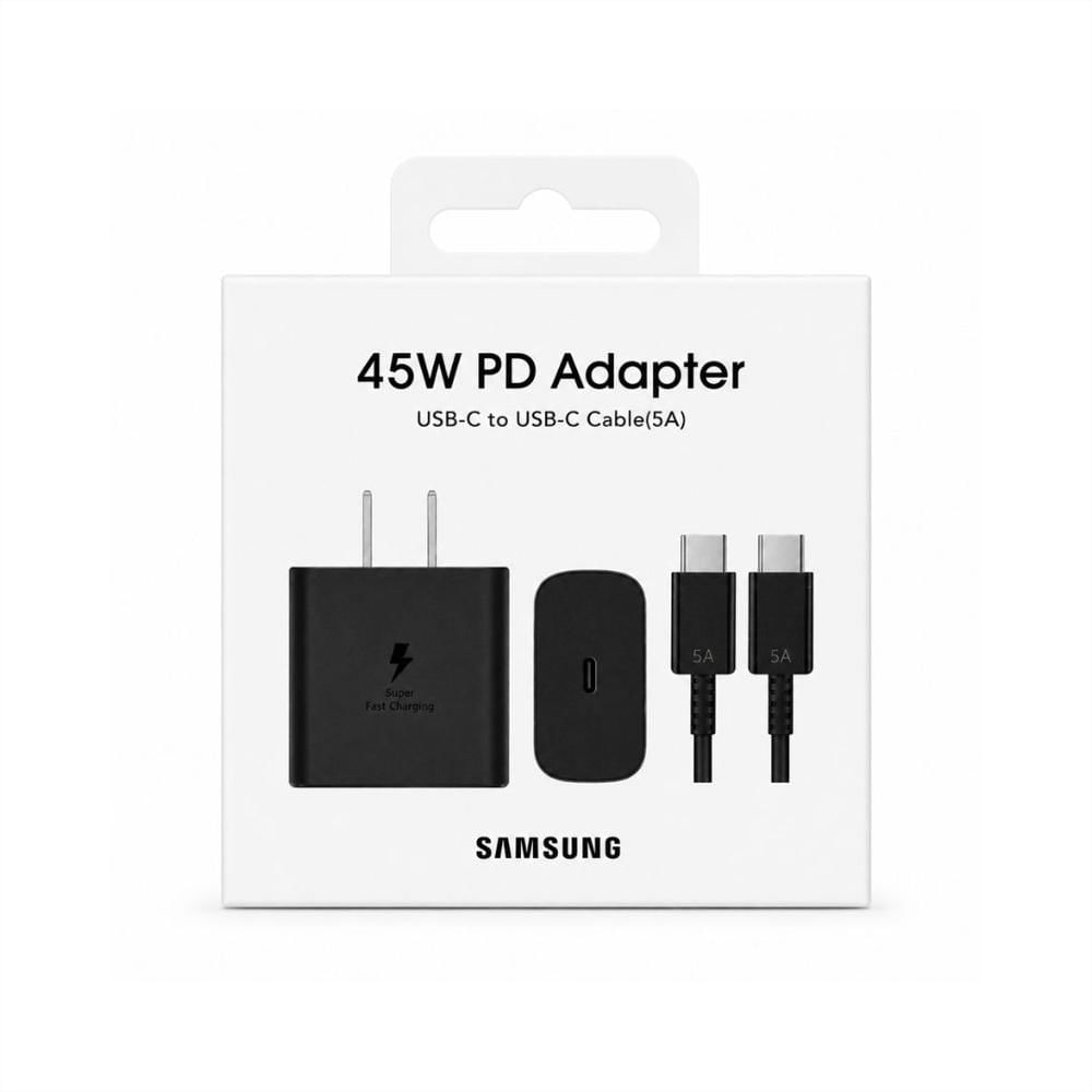 Cargador Para Samsung 45W Cable Usb C a Usb C