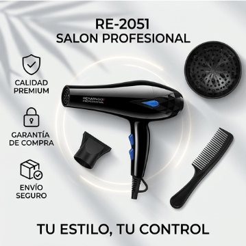 Kit Secador de Cabello Profesional 5 en 1 RE-2051