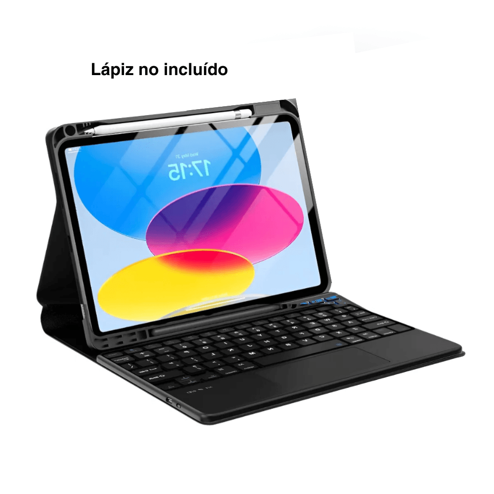 iPad A16 Azul, 128GB + Teclado Touchpad Genérico