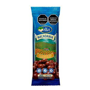 Macadamia DEL ALBA cubierta chocolate (30 gr)