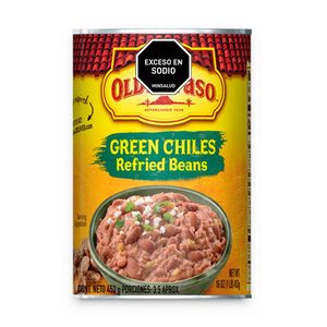 Frijoles OLD EL PASO MARCA EXCLUSIVA refritos enlatados (453 gr)
