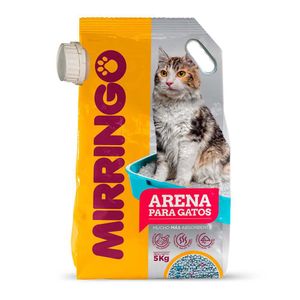 Arena para gatos MIRRINGO mucho más absorbente (5000 gr)