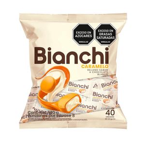 Caramelos BIANCHI relleno chocolate blanco (160 gr)