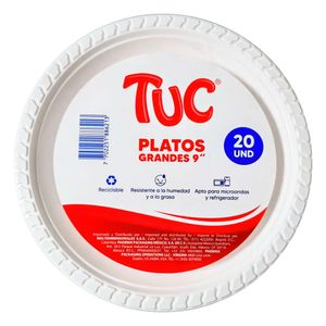 Plato desechable TUC grande x20 unds