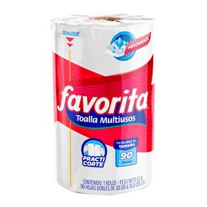 Toalla de Cocina Favorita 90 hojas dobles x 1 und