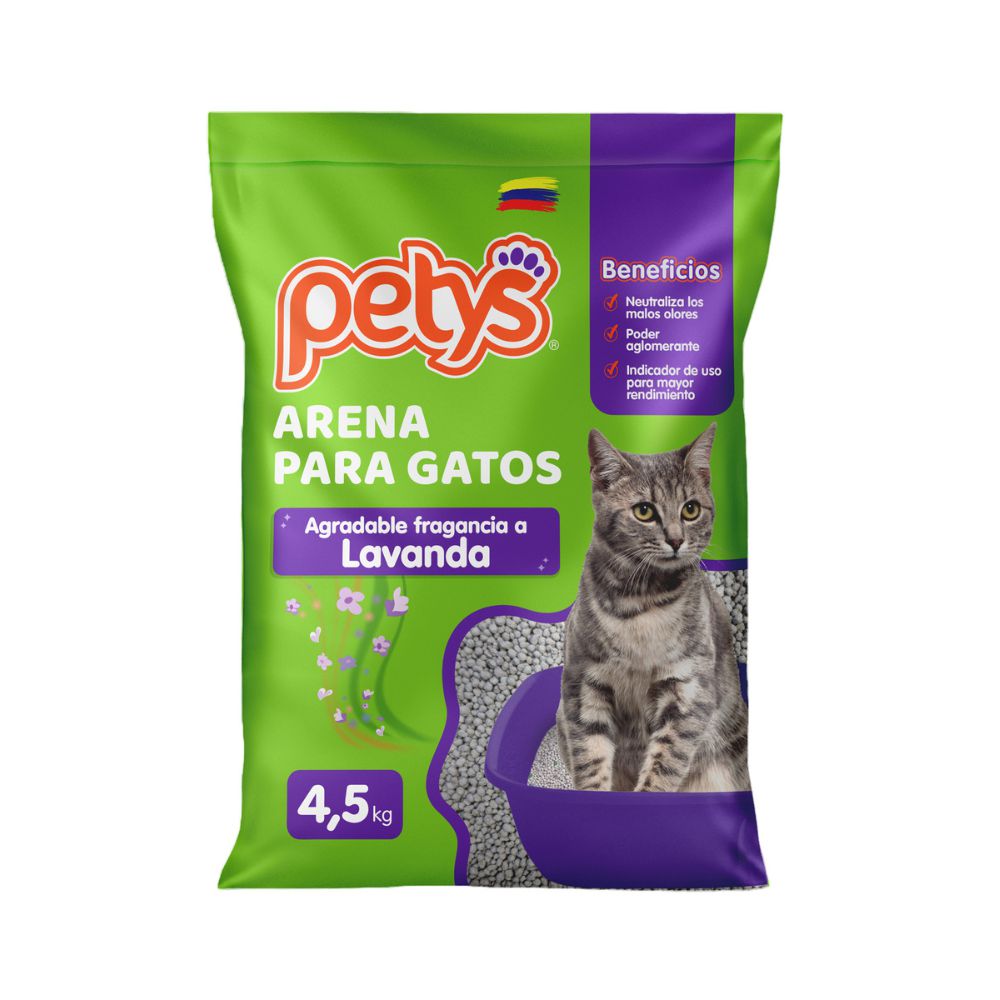 Arena para gatos PETYS agradable fragancia (4500 gr)