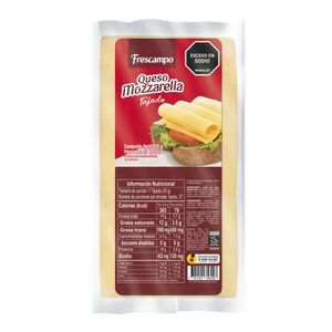 Queso mozzarella FRESCAMPO tajado (800 gr)