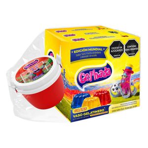 Gelatina GEL HADA Gratis Vaso Mundial Mundialista (140 gr)
