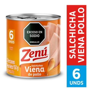 Salchicha ZENU viena de pollo (85 gr)